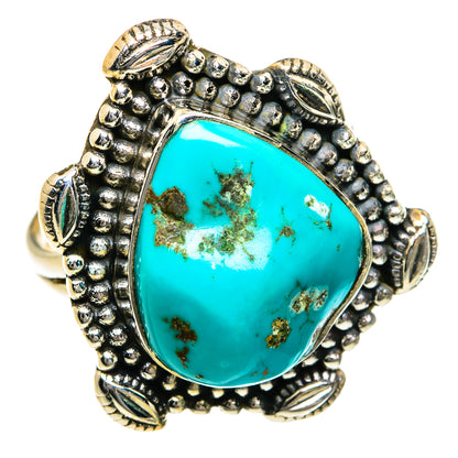 Tibetan Turquoise Rings handcrafted by Ana Silver Co - RING78890