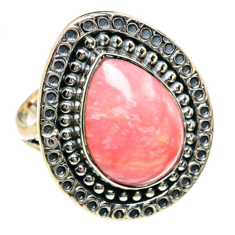Rhodochrosite Rings handcrafted by Ana Silver Co - RING78899