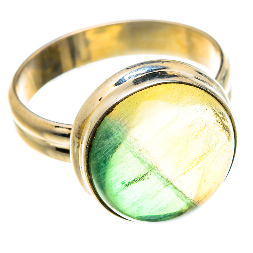 Green Fluorite Rings handcrafted by Ana Silver Co - RING78907
