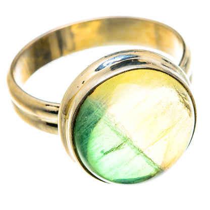Green Fluorite Rings handcrafted by Ana Silver Co - RING78907