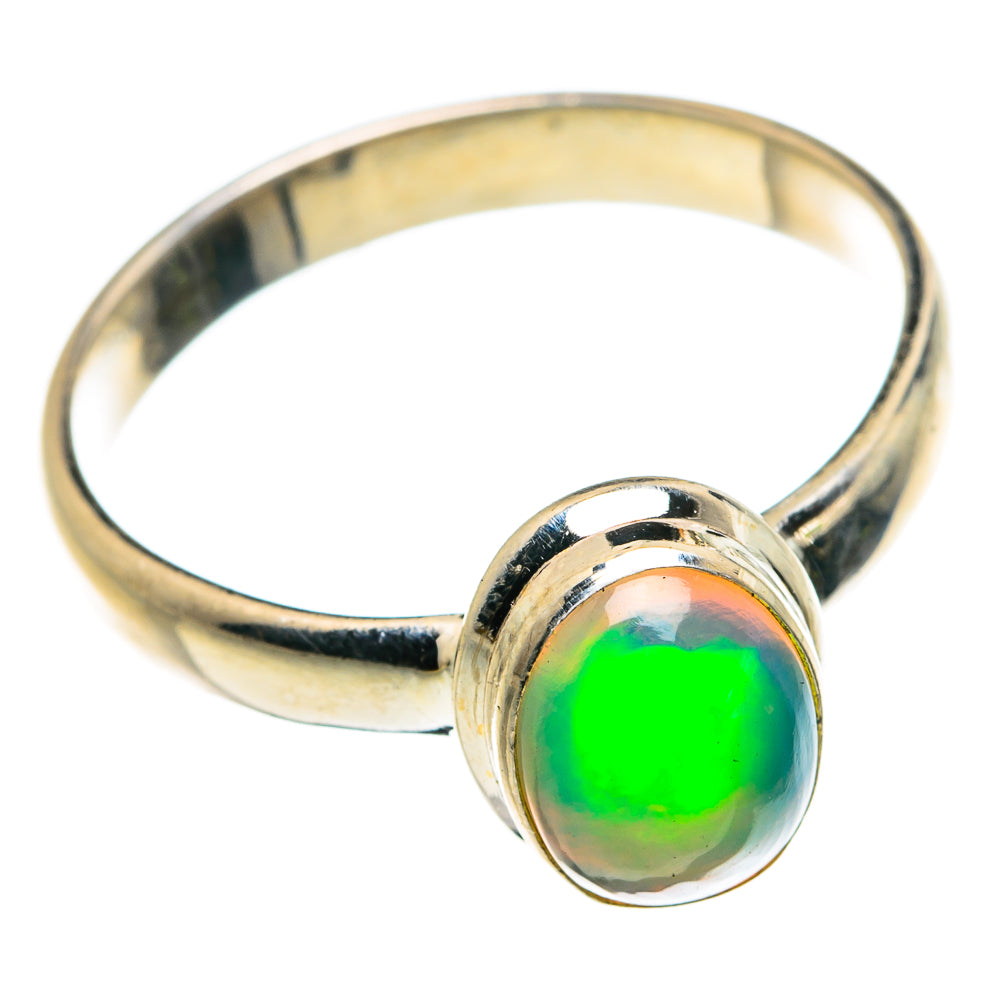 Ethiopian Opal Rings handcrafted by Ana Silver Co - RING78909