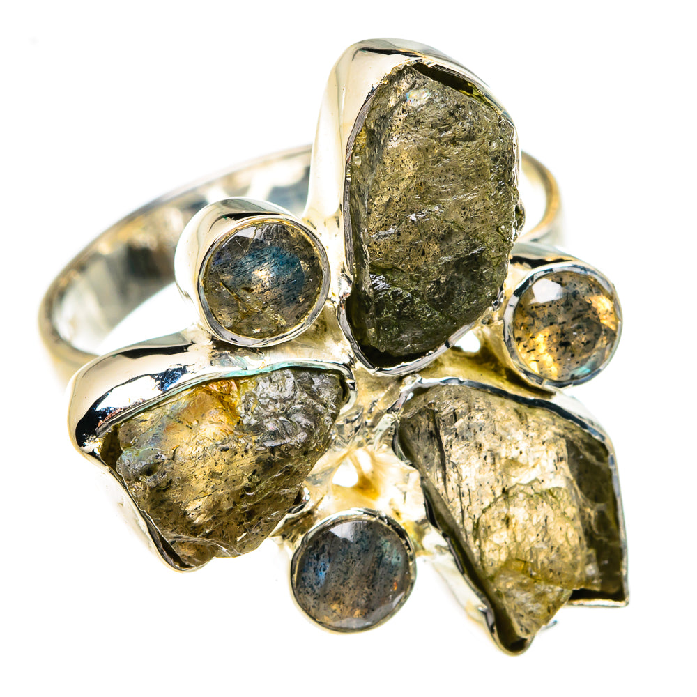 Labradorite Rings handcrafted by Ana Silver Co - RING78910