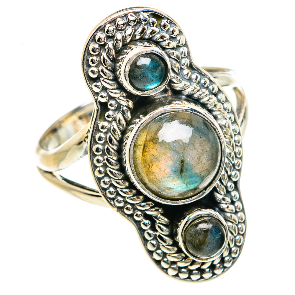 Labradorite Rings handcrafted by Ana Silver Co - RING78913