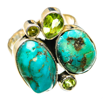 Tibetan Turquoise Rings handcrafted by Ana Silver Co - RING78915