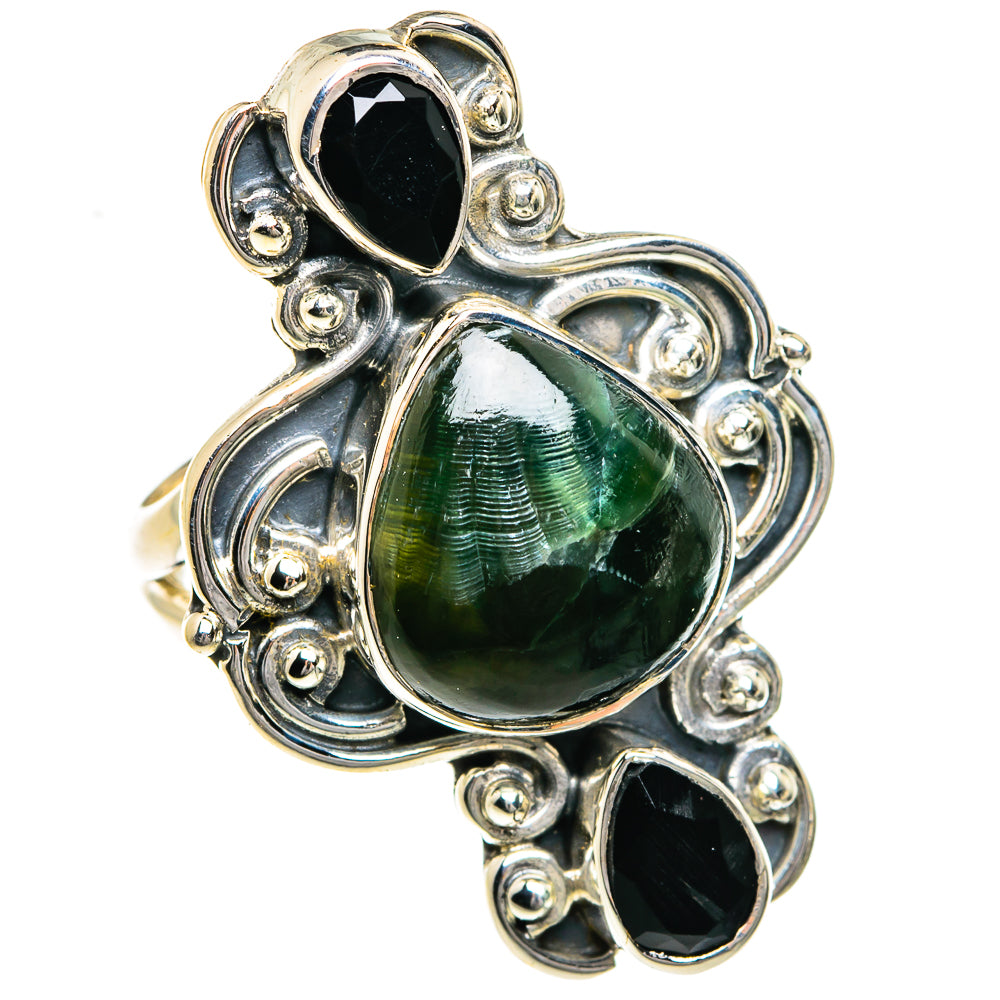Seraphinite Rings handcrafted by Ana Silver Co - RING78919