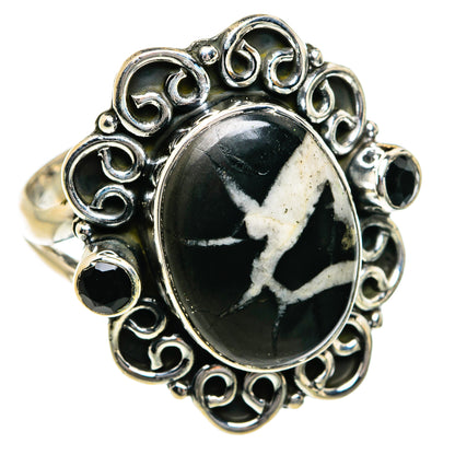 Septarian Geode Rings handcrafted by Ana Silver Co - RING78930