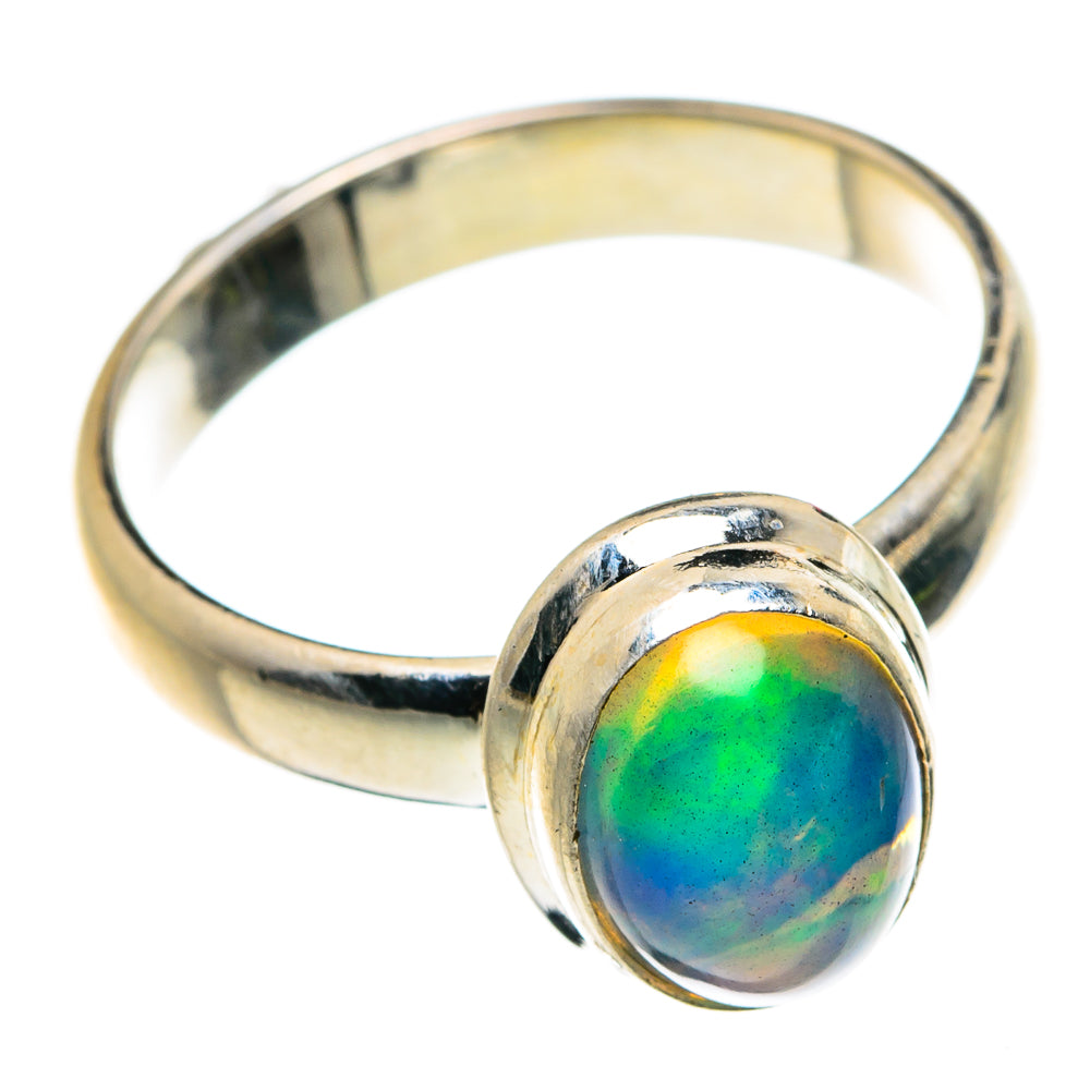 Ethiopian Opal Rings handcrafted by Ana Silver Co - RING78935