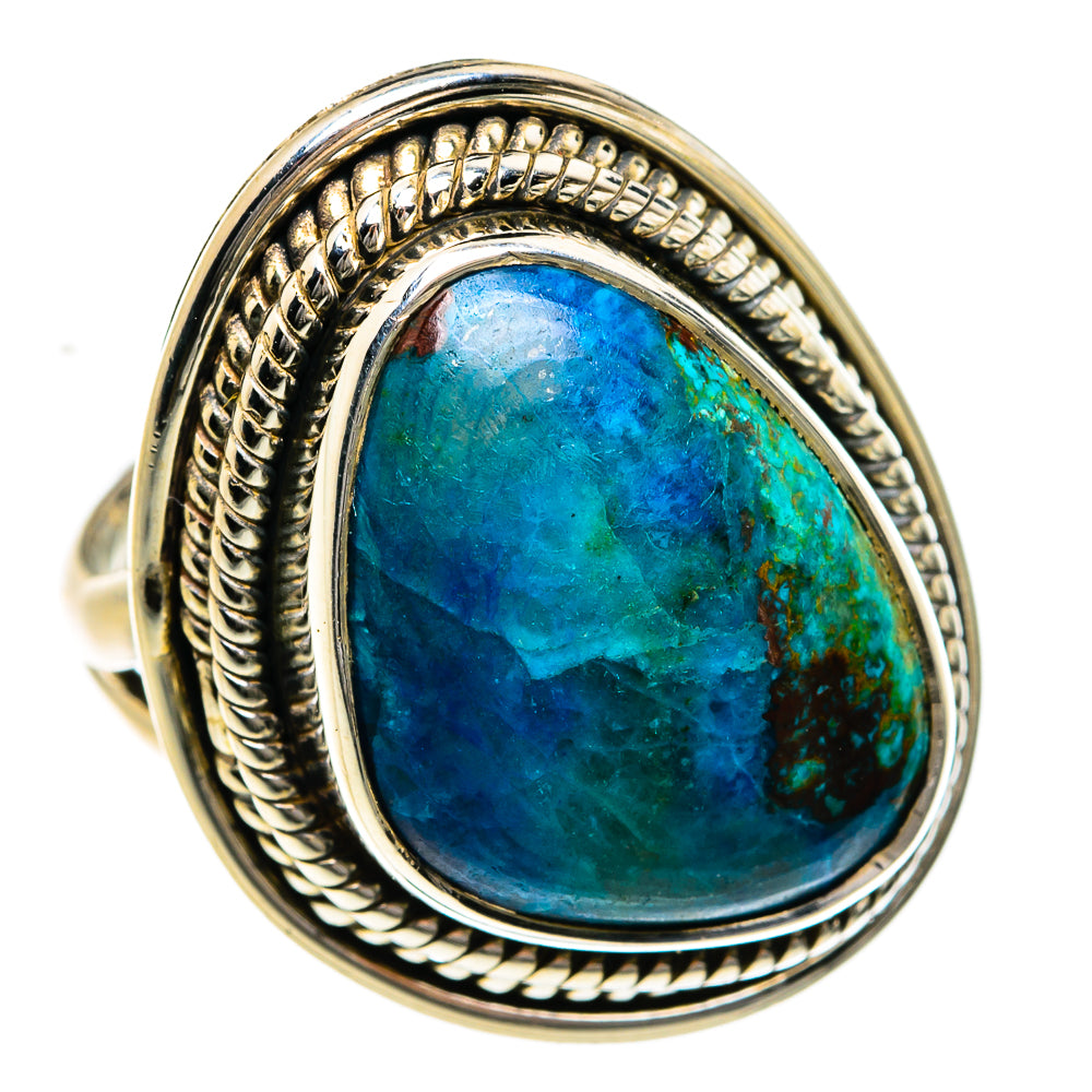 Chrysocolla Rings handcrafted by Ana Silver Co - RING78942