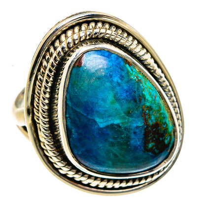 Chrysocolla Rings handcrafted by Ana Silver Co - RING78942
