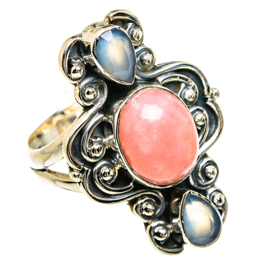 Pink Opal Rings handcrafted by Ana Silver Co - RING78951