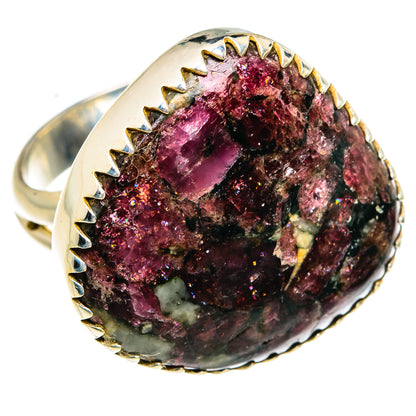 Russian Eudialyte Rings handcrafted by Ana Silver Co - RING78953