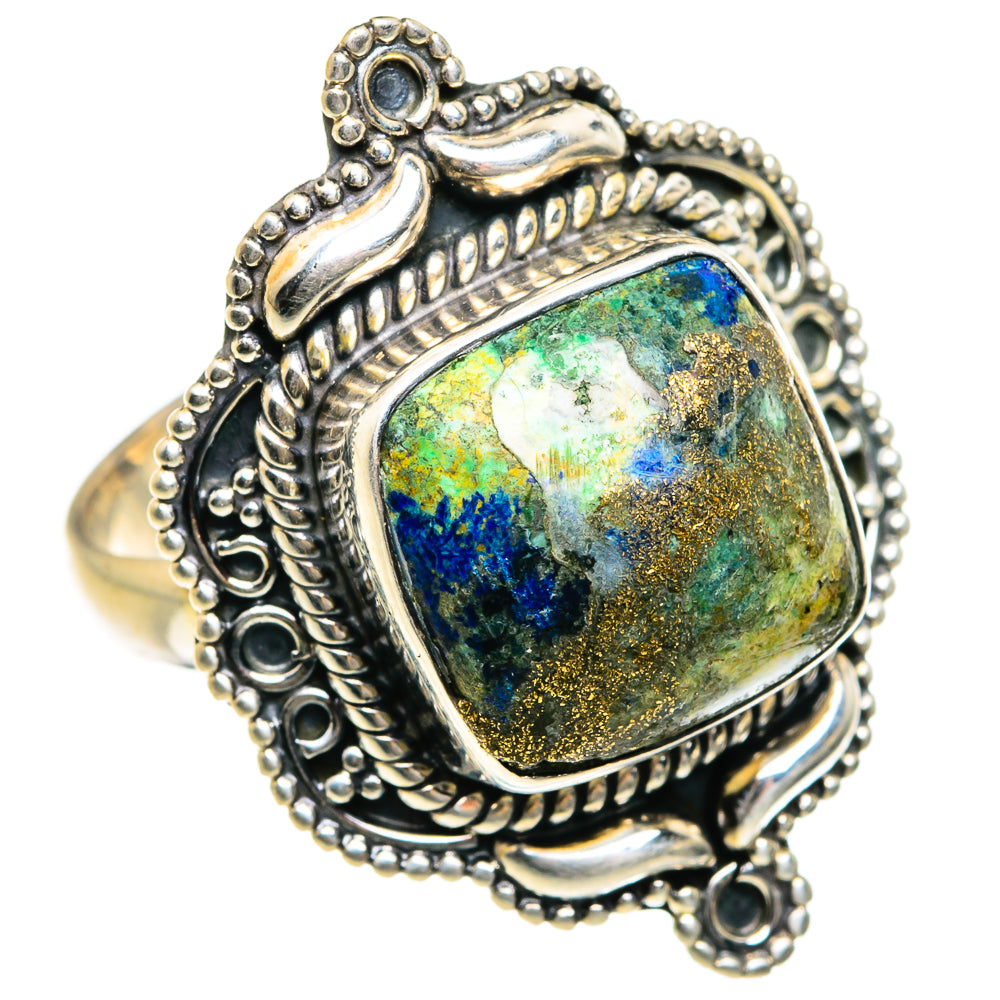 Azurite Rings handcrafted by Ana Silver Co - RING78959