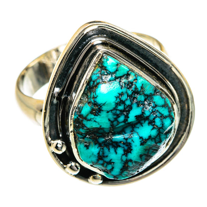 Tibetan Turquoise Rings handcrafted by Ana Silver Co - RING78966