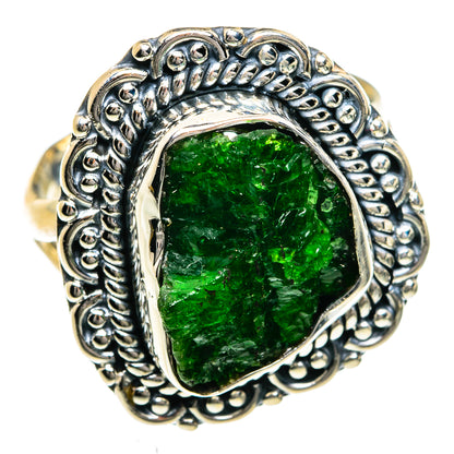 Chrome Diopside Rings handcrafted by Ana Silver Co - RING78970