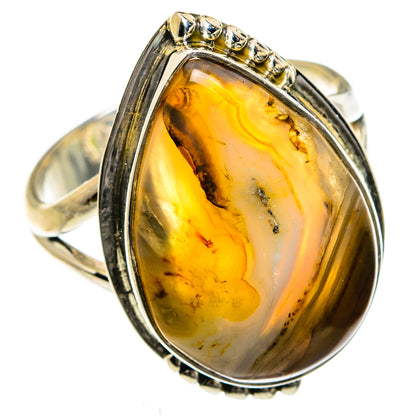 Botswana Agate Rings handcrafted by Ana Silver Co - RING78973