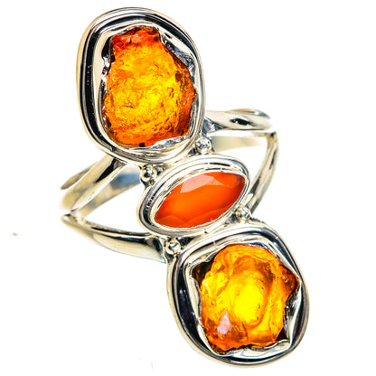 Carnelian Rings handcrafted by Ana Silver Co - RING78974