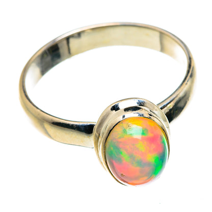 Ethiopian Opal Rings handcrafted by Ana Silver Co - RING78984