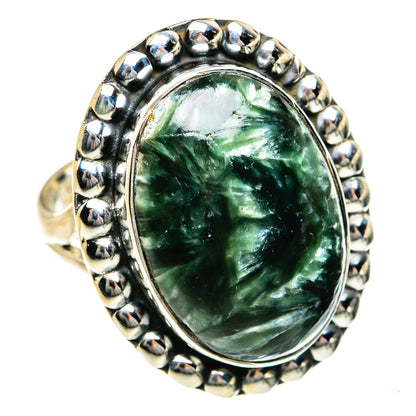 Seraphinite Rings handcrafted by Ana Silver Co - RING78986