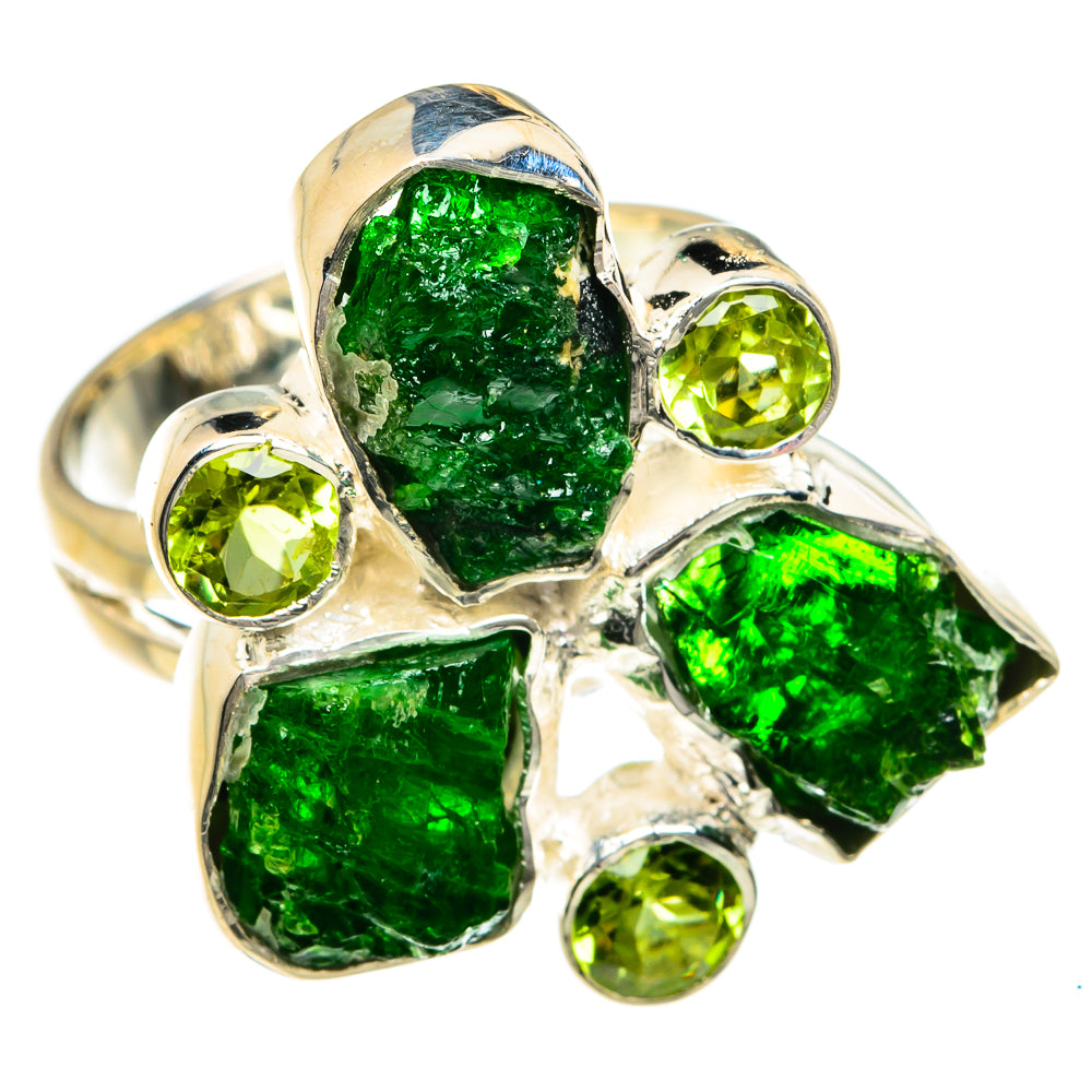 Chrome Diopside Rings handcrafted by Ana Silver Co - RING78988