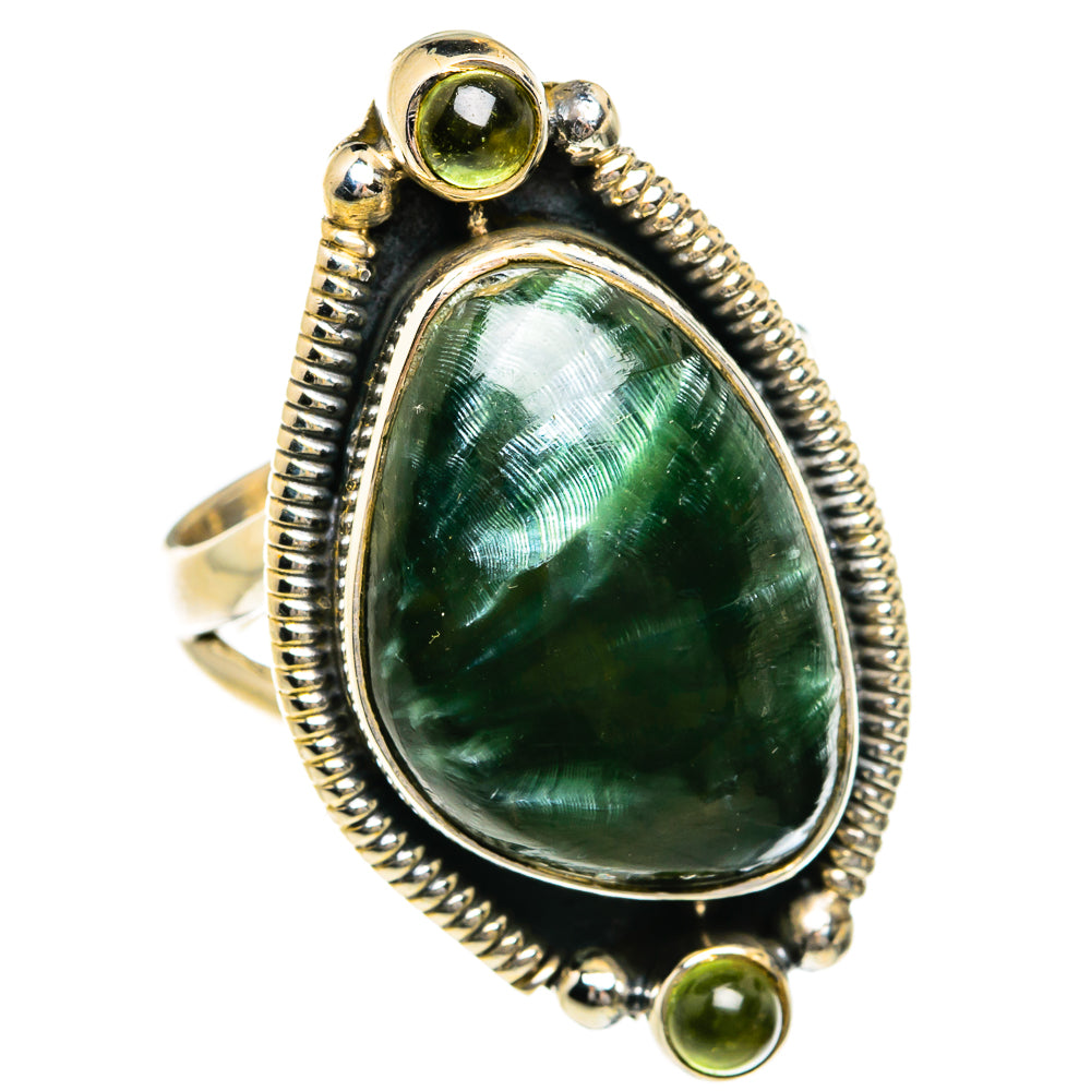 Seraphinite Rings handcrafted by Ana Silver Co - RING78992