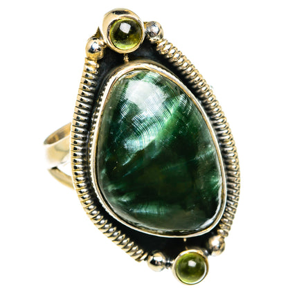 Seraphinite Rings handcrafted by Ana Silver Co - RING78992
