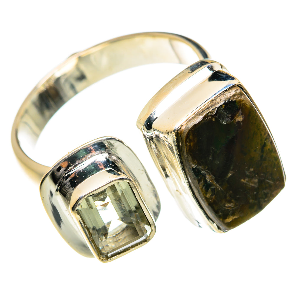 Ammolite Rings handcrafted by Ana Silver Co - RING78994