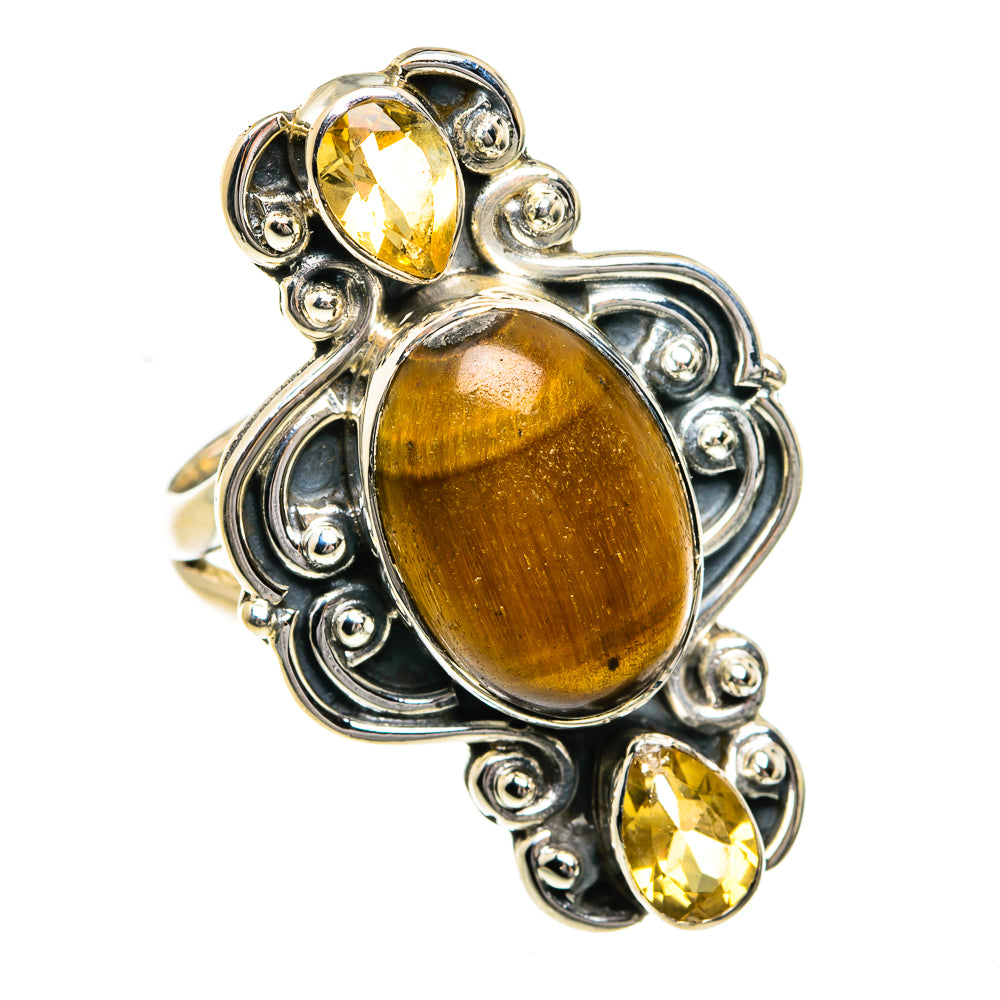 Tiger Eye Rings handcrafted by Ana Silver Co - RING78996