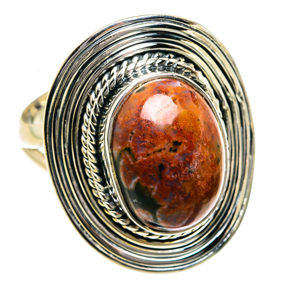 Ocean Jasper Rings handcrafted by Ana Silver Co - RING78998