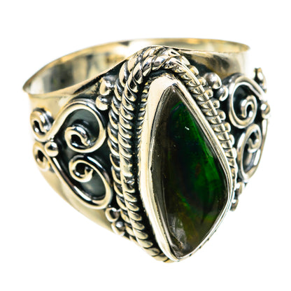 Ammolite Rings handcrafted by Ana Silver Co - RING79007