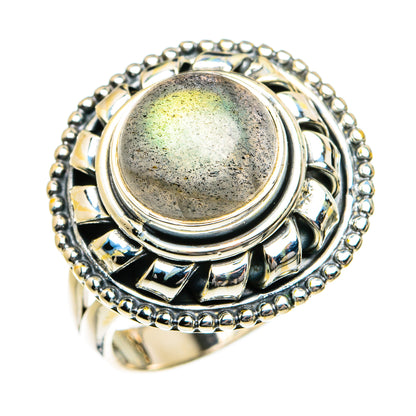 Labradorite Rings handcrafted by Ana Silver Co - RING79008 - Photo 2