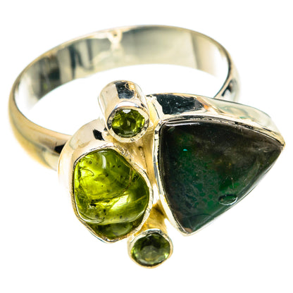 Ammolite Rings handcrafted by Ana Silver Co - RING79010