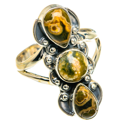 Ocean Jasper Rings handcrafted by Ana Silver Co - RING79015