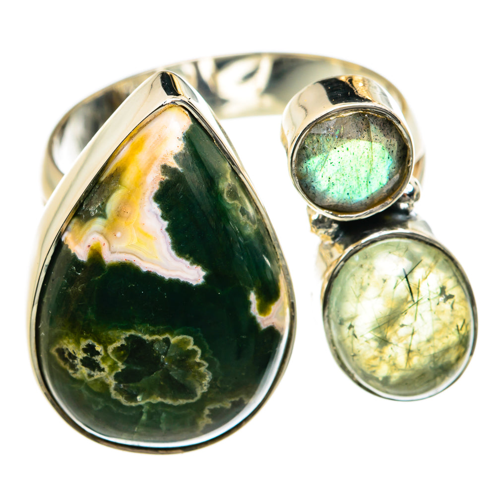 Ocean Jasper Rings handcrafted by Ana Silver Co - RING79019