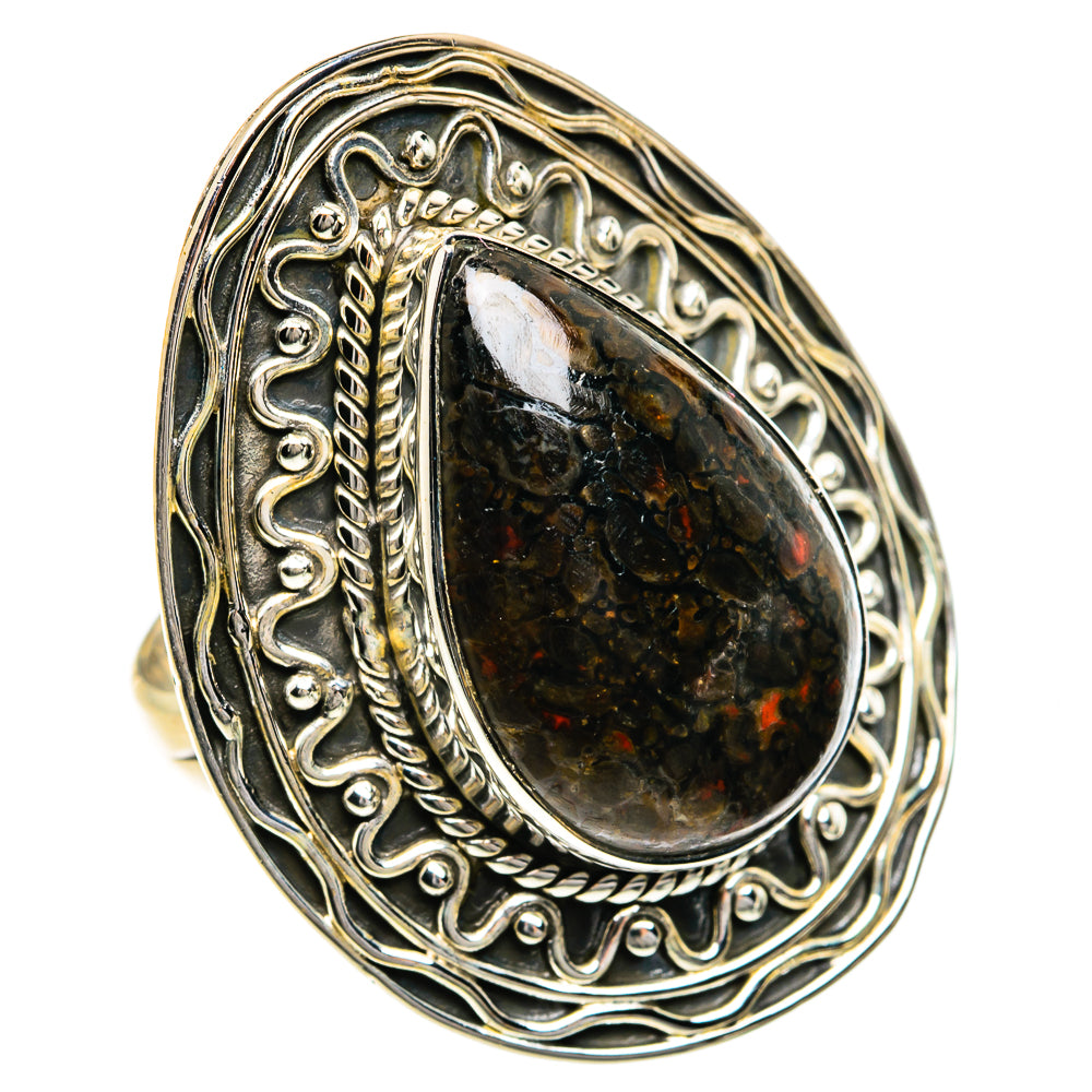 Dinosaur Bone Rings handcrafted by Ana Silver Co - RING79020