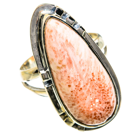 Fossil Coral Rings handcrafted by Ana Silver Co - RING79023