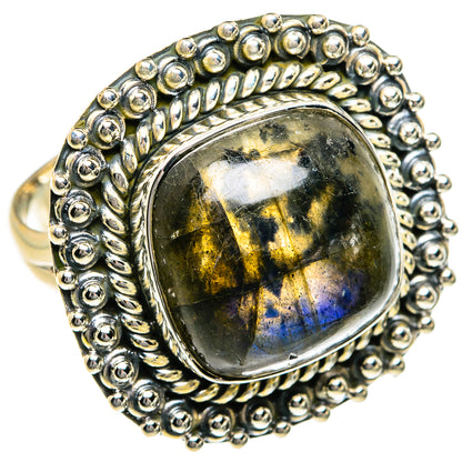Labradorite Rings handcrafted by Ana Silver Co - RING79044