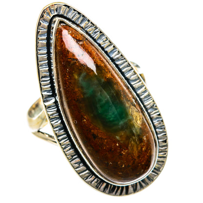 Mexican Fire Opal Rings handcrafted by Ana Silver Co - RING79056