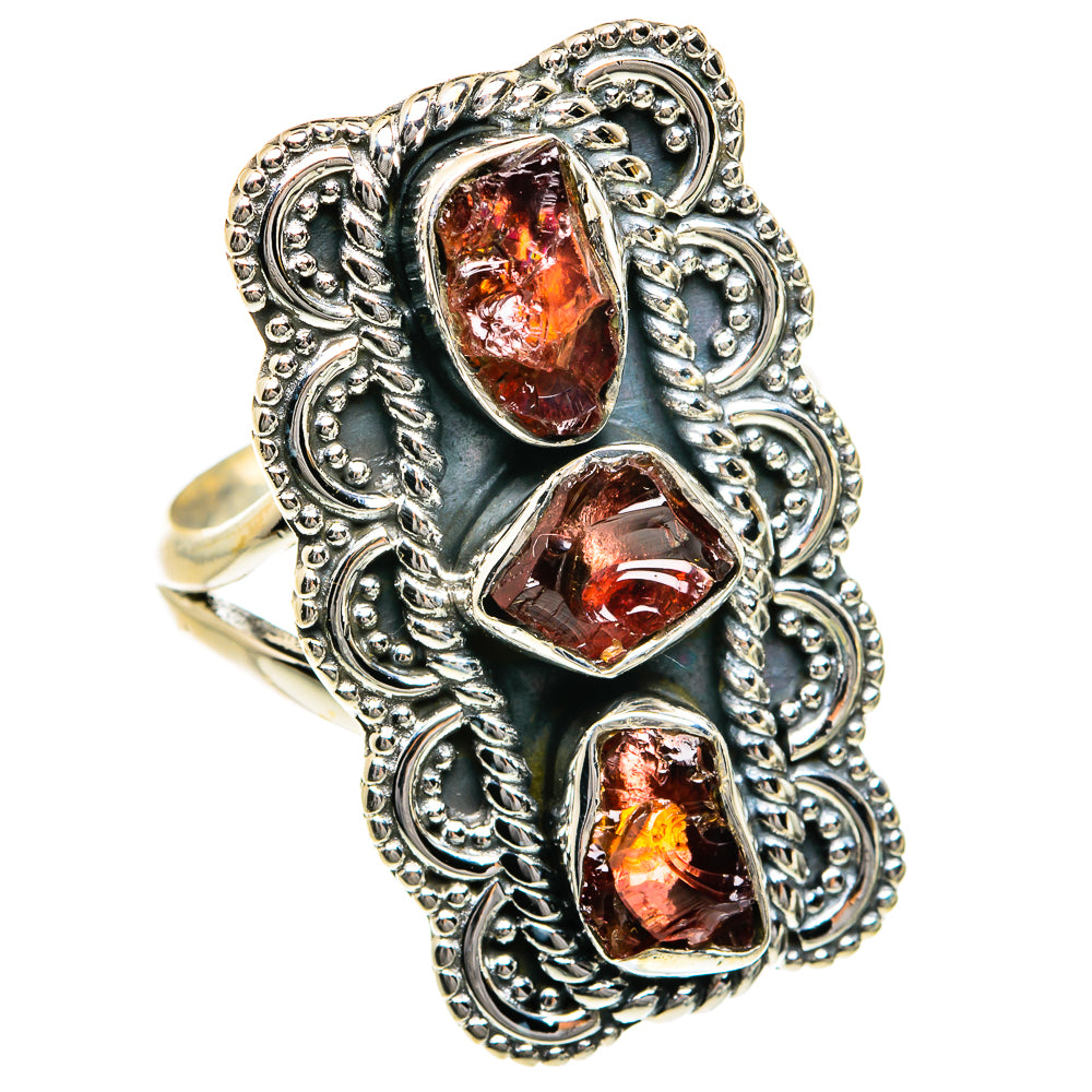 Garnet Rings handcrafted by Ana Silver Co - RING79061