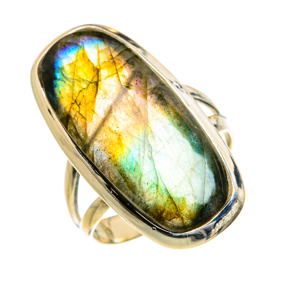 Labradorite Rings handcrafted by Ana Silver Co - RING79070