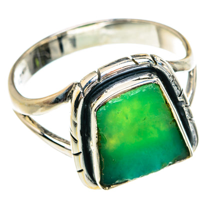 Chrysoprase Rings handcrafted by Ana Silver Co - RING79083