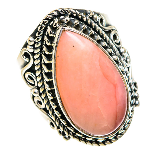 Pink Opal Rings handcrafted by Ana Silver Co - RING79091