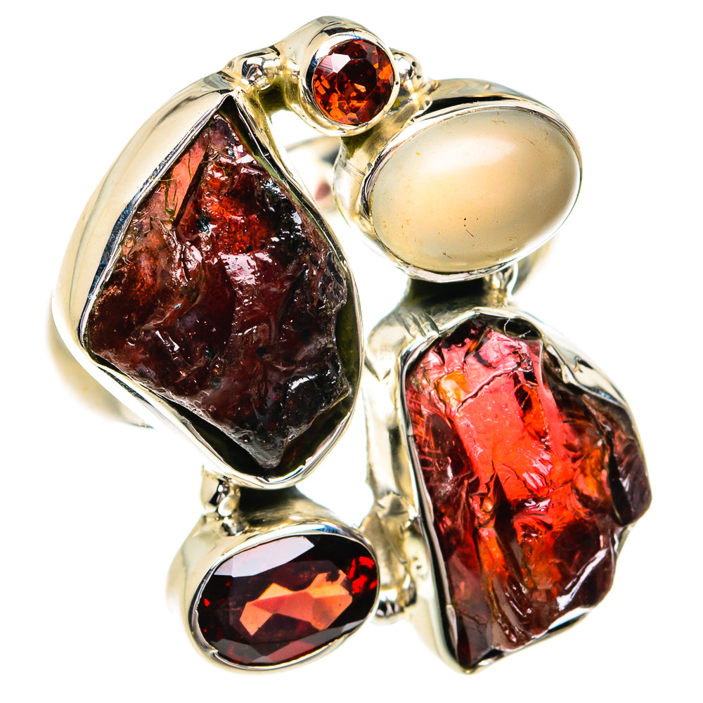 Garnet Rings handcrafted by Ana Silver Co - RING79093