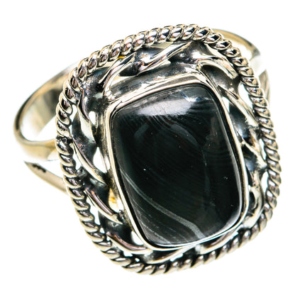 Psilomelane Rings handcrafted by Ana Silver Co - RING79098