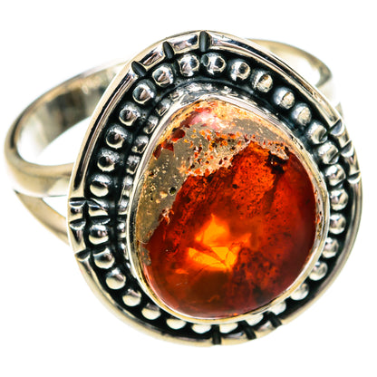 Mexican Fire Opal Rings handcrafted by Ana Silver Co - RING79104