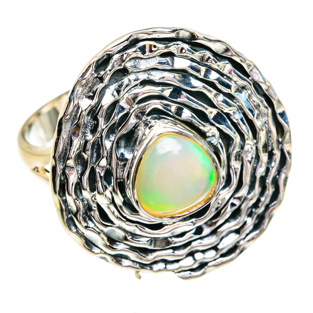 Ethiopian Opal Rings handcrafted by Ana Silver Co - RING79105