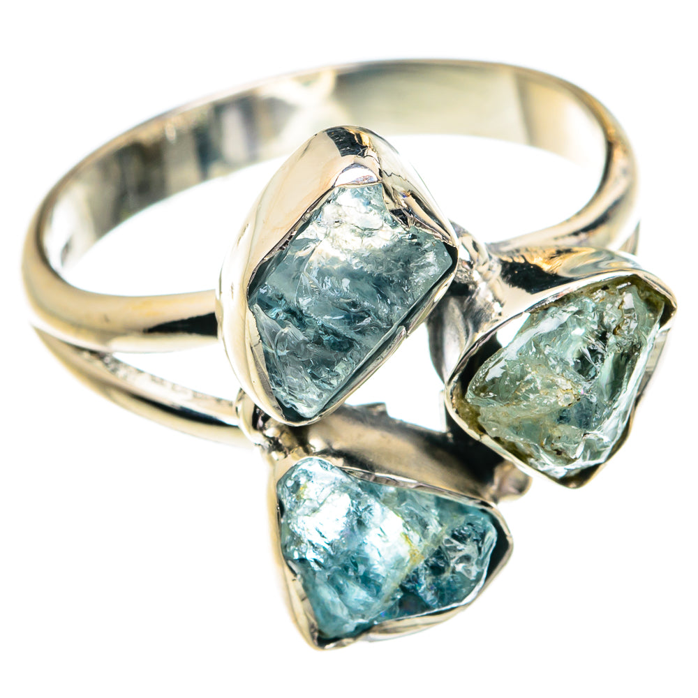 Aquamarine Rings handcrafted by Ana Silver Co - RING79111
