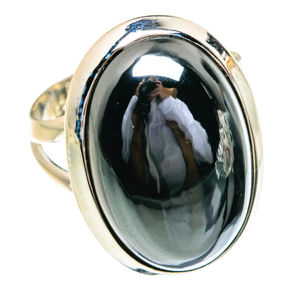 Hematite Rings handcrafted by Ana Silver Co - RING79135