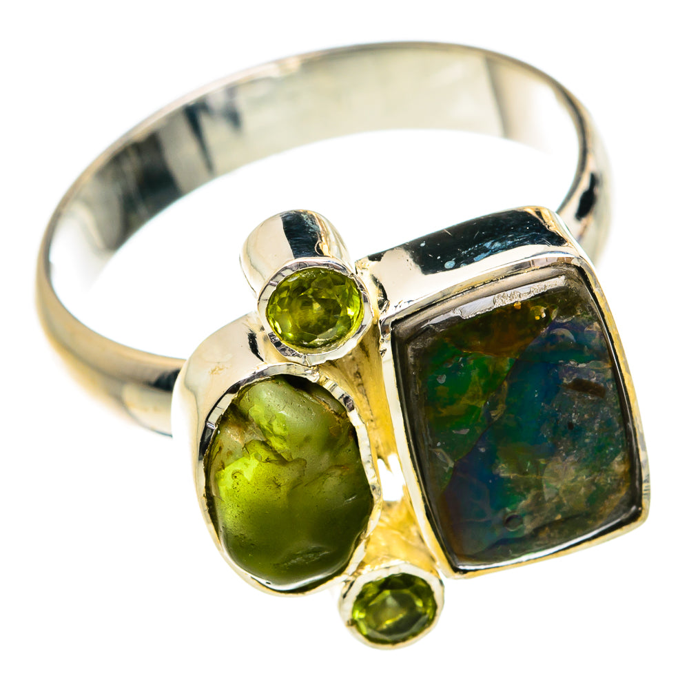 Ammolite Rings handcrafted by Ana Silver Co - RING79149