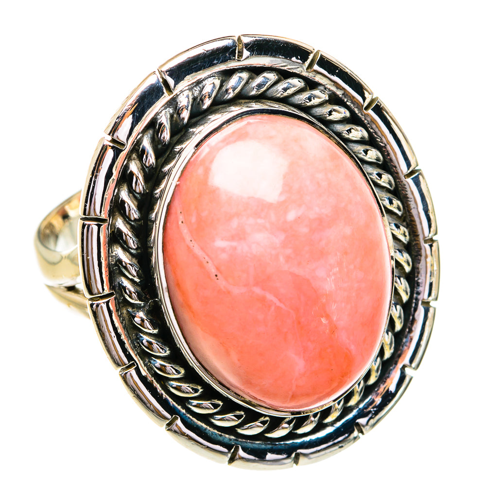 Pink Opal Rings handcrafted by Ana Silver Co - RING79155