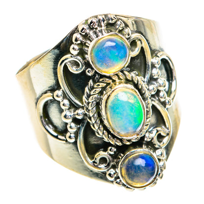 Ethiopian Opal Rings handcrafted by Ana Silver Co - RING79167